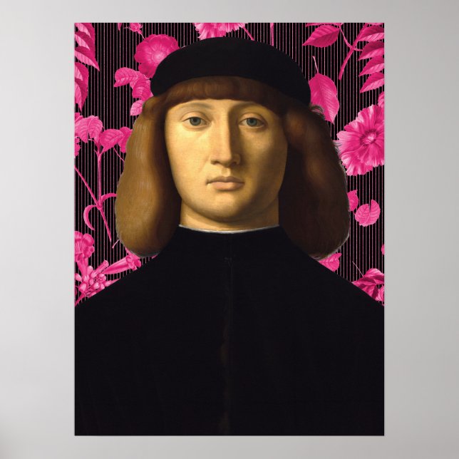 Vincenzo Catena, Portrait eines jungen Mannes Poster (Vorne)