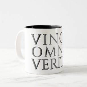 VINCIT OMNIA VERITAS - Leichte Zwei-Tonen-Kaffee-T Zweifarbige Tasse