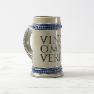 VINCIT OMNIA VERITAS - Leichter Bierstein Bierglas