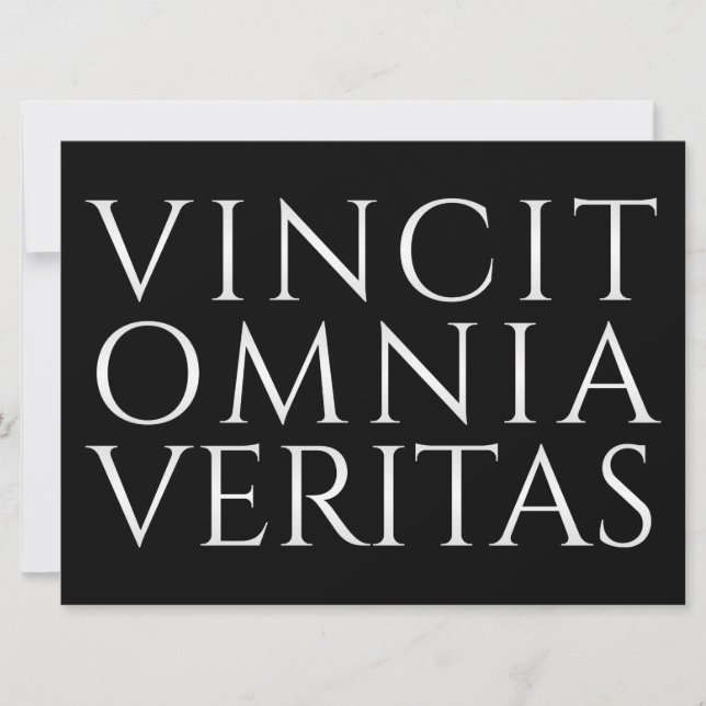VINCIT OMNIA VERITAS - Licht (Vorderseite)