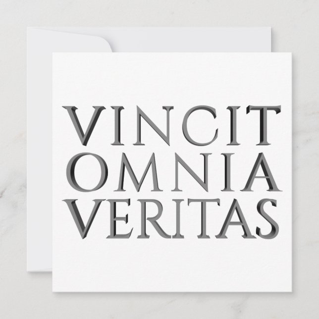 VINCIT OMNIA VERITAS - Licht (Vorderseite)