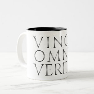 VINCIT OMNIA VERITAS - Licht Zweifarbige Tasse