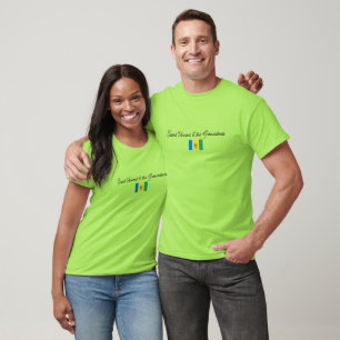 Vincy Flag, Fahne von Saint Vincent und die Grenad T-Shirt