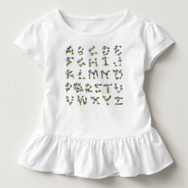 Vine Alphabet T-Shirt (Vorderseite)