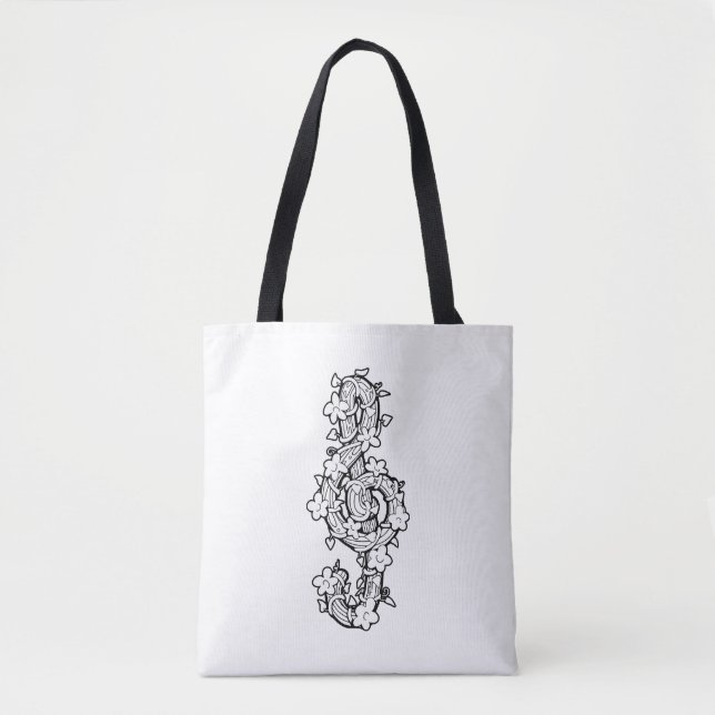 Vine Clef Tote Bag (Vorderseite)