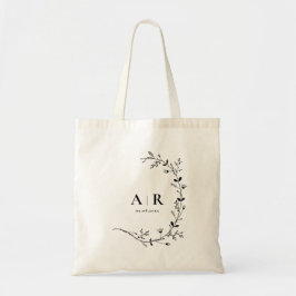 Vine Scroll Wedding Welcome Bag, Hotel Guest Tragetasche