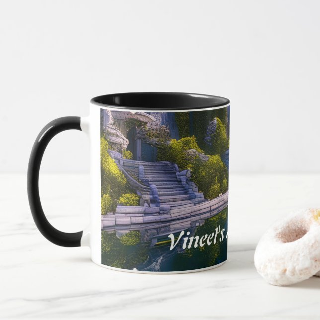 Vineet's Morning Tea Tasse (Mit Donut)