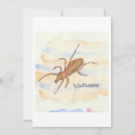 Vinegaroon Greeting Card Einladung