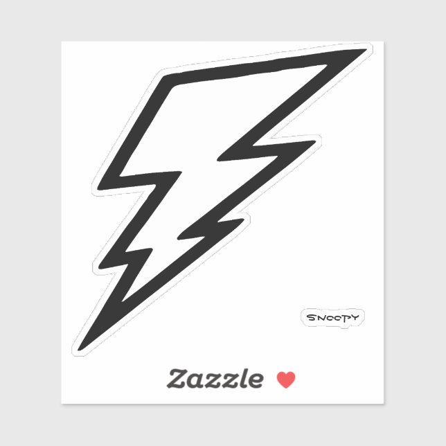 Vinel Thunder Car / Moto Aufkleber (Blatt)