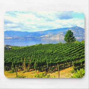 Vineyard Mountain Lake Mouse Pad Mousepad
