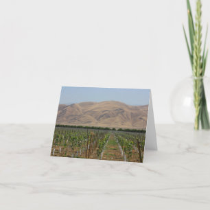 Vineyard Notecard Karte