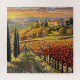 Vineyard Path – Tuscany-insipred jigsaw puzzle