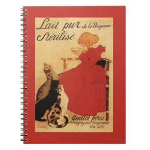 Vingeanne Milk Girl mit Katzen Notizblock