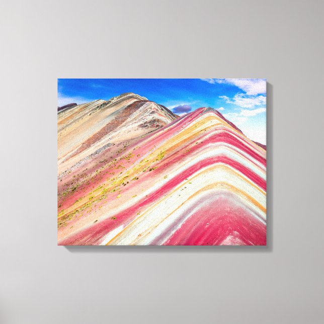 Vinicunca Peru Leinwanddruck (Vorderseite)