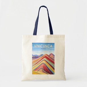 Vinicunca Peru Reise Kunst Vintage Tragetasche