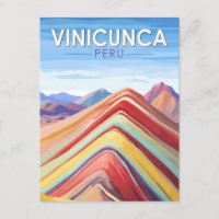 Vinicunca Peru Reisen Vintag