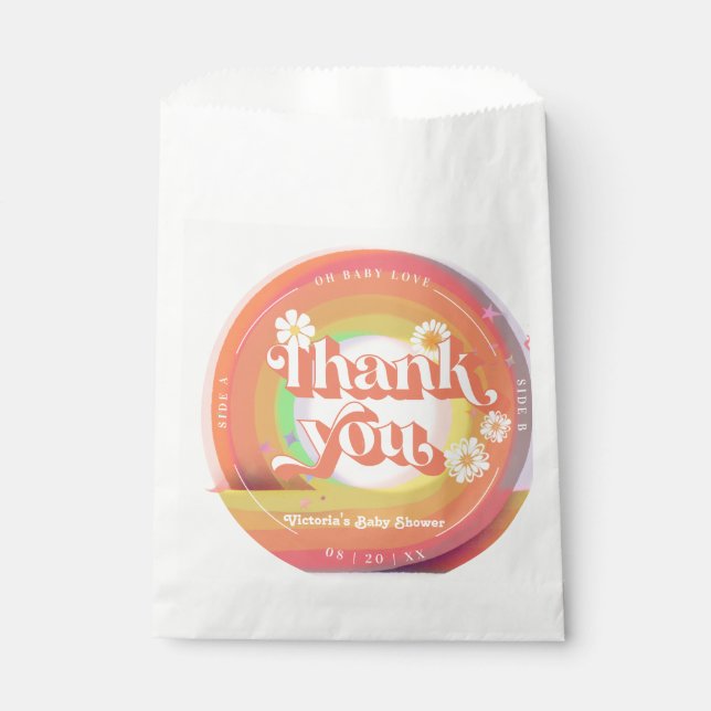 Vinil Grovy Babydusche Geschenktütchen (Vorderseite)