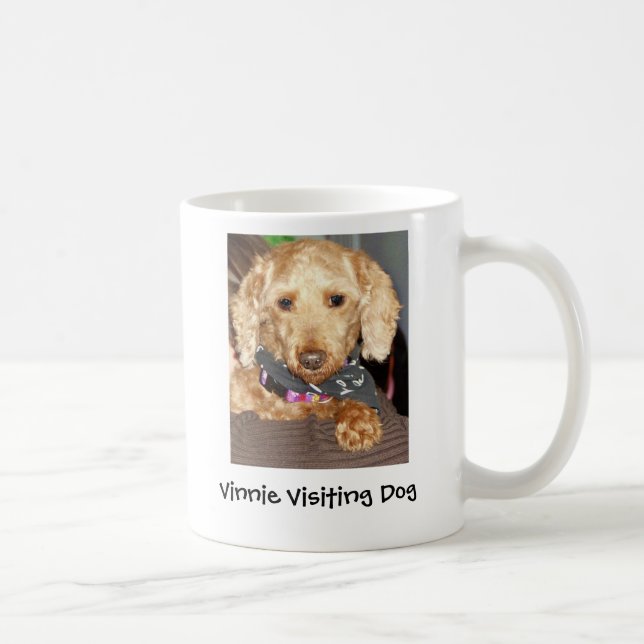 Vinnie Besuchshund Kaffeetasse (Rechts)