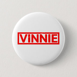 Vinnie Briefmarke Button