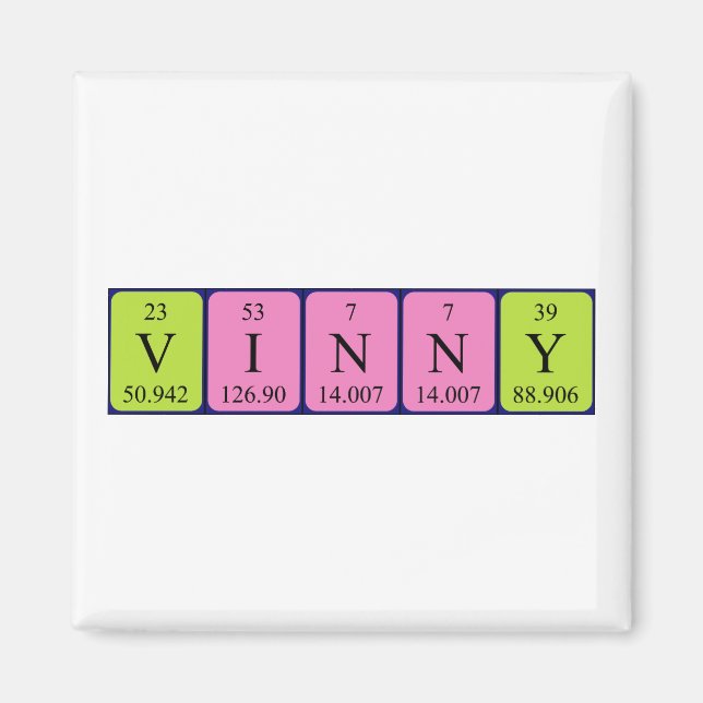 Vinny Periodenmagnet Magnet (Vorne)