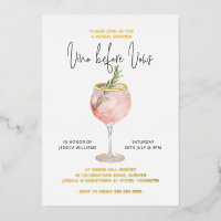 Vino Before Vows Brautparty Bachelorette Gold