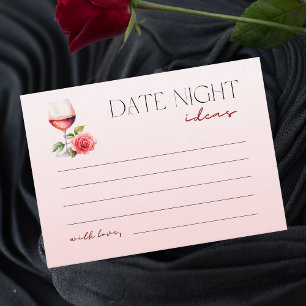 Vino Before Vows Brautparty Date Night Ideas Begleitkarte