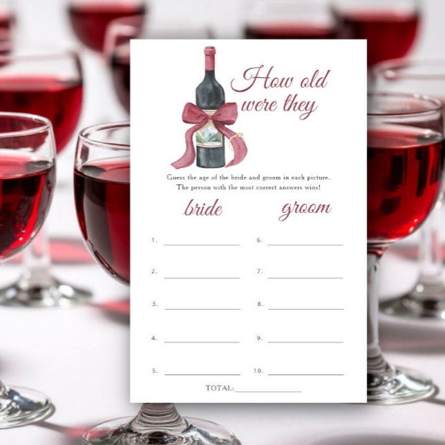 Vino before Vows How old were they bridal (Von Creator hochgeladen)