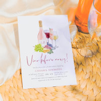 Vino Before Vows Rosa Brautparty