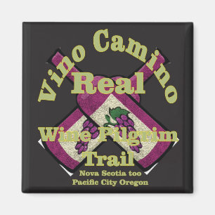 Vino Camino Real Pilgerweg Magnet