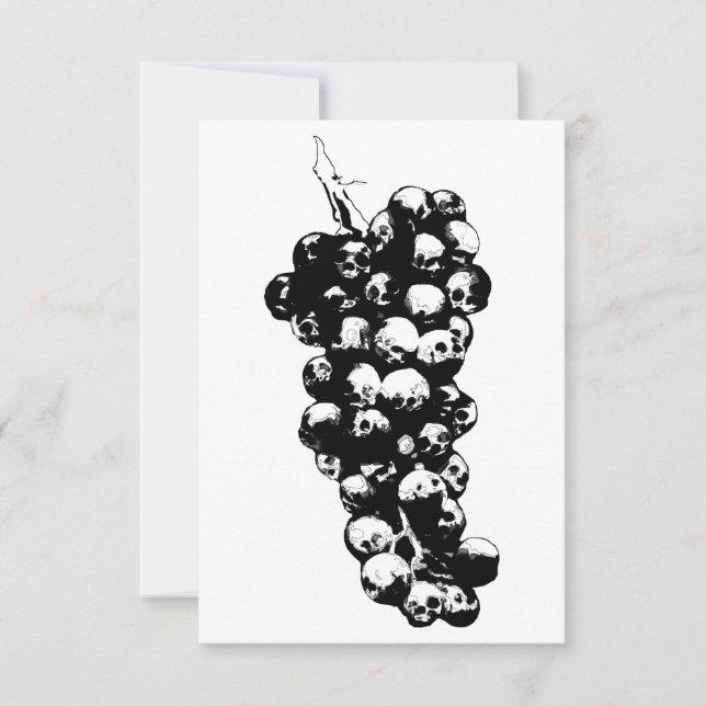 vino de la muerte einladung (Vorderseite)