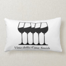 Vino Della Casa Wein Kissen