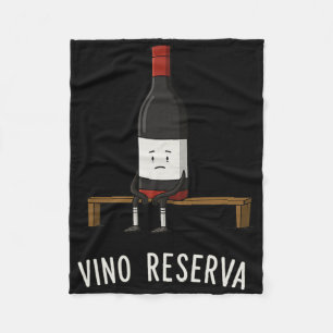 Vino Reserva Lustiger Fußball Ersatzspieler Reserv Fleecedecke