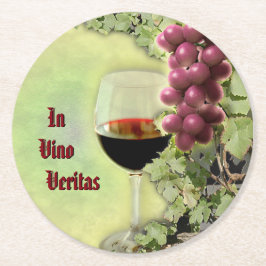 Vino Veritas Paper Untersetzer