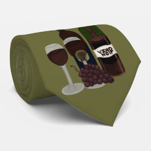 Vino Vixen - (Die Schönheit in der Flasche) Krawatte