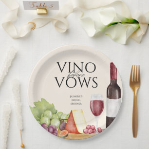 Vino vor dem Eheversprechen - Charcuterie-Board Ju Pappteller