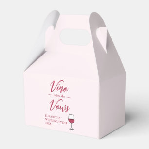 Vino Vor den Vows Brautparty/Bachelorette Geschenkschachtel