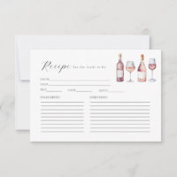 Vino vor Vows Rezept Card herunterladen