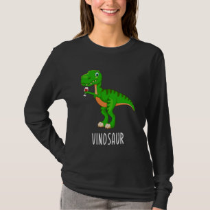 Vinosaur Dinosaurier Rex Weinfest Vino Bridesmai T-Shirt