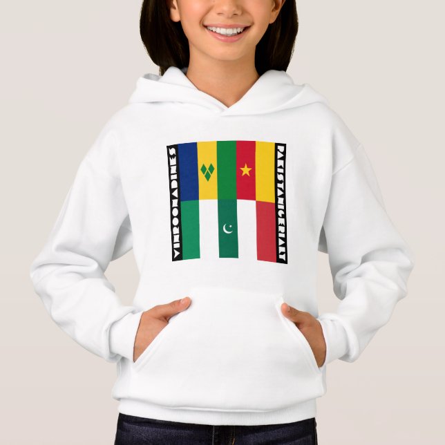Vinroonadine und Pakistanigerialie Hoodie (Vorderseite)