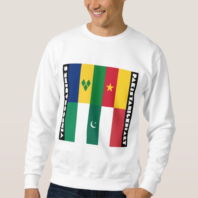 Vinroonadine und Pakistanigerialie Sweatshirt (Vorderseite)