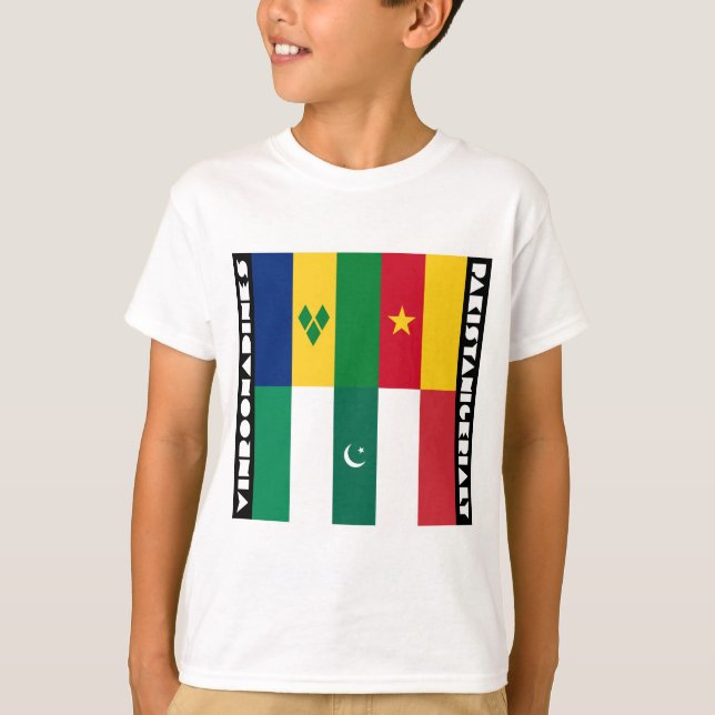 Vinroonadine und Pakistanigerialie T-Shirt (Vorderseite)