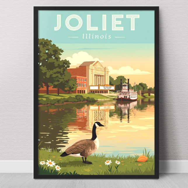 Vintaeg Joliet Illinois Poster (Von Creator hochgeladen)