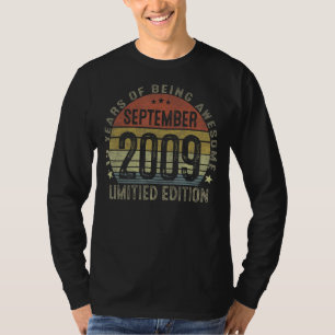 Vintag 13. Geburtstag September 2009 13 Jahre alt T-Shirt