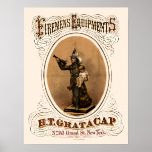 Vintag 1868 Feuerwaffen Poster