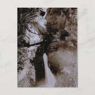 Vintag, 1890, Trummelbach Falls, Lauterbrunnen Postkarte