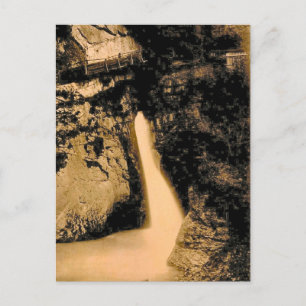 Vintag, 1890, Trummelbach Falls, Lauterbrunnen Postkarte