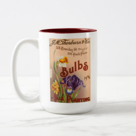 Vintag 1902 Harrison & Sons Kinderzimmer Fall Ad Zweifarbige Tasse