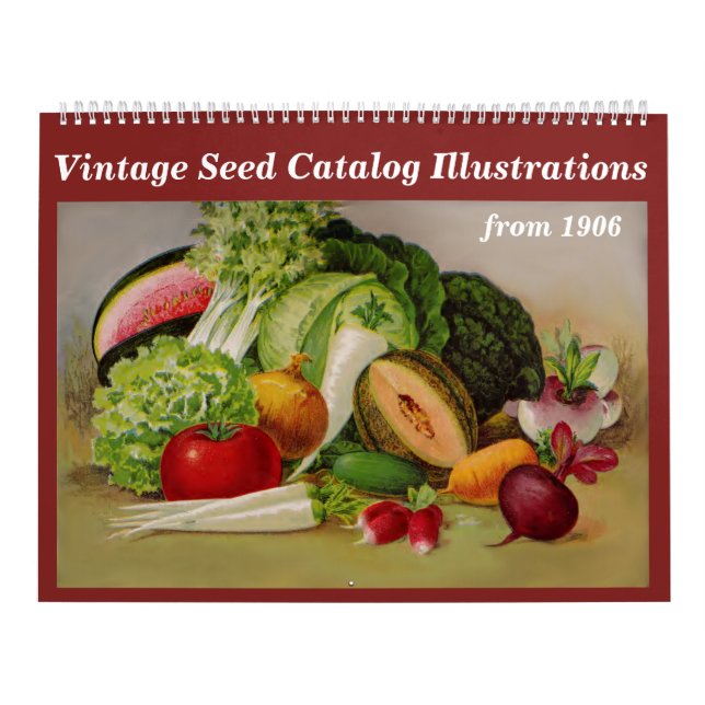 Vintag -1906 - Seed Catalog Illustrations - Kalender (Titelbild)