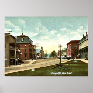 Vintag, 1908, Newport, Vermont Poster