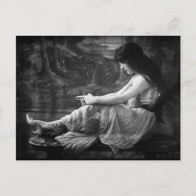Vintag 1913 Evelyn Nesbit Postkarte (Vorderseite)